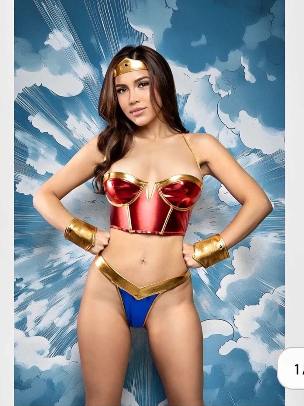 Wonder Woman “Rope Me In Superhero” Costume